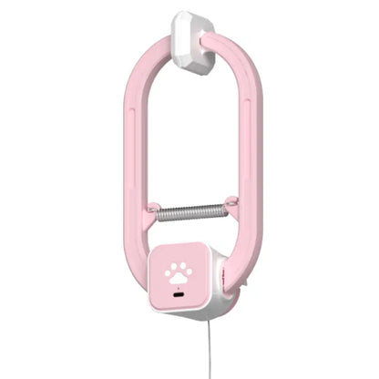 Rechargeable automatic cat teaser wand with 2 modes—random bouncing and 360° rotation—to keep your cat active and engaged.