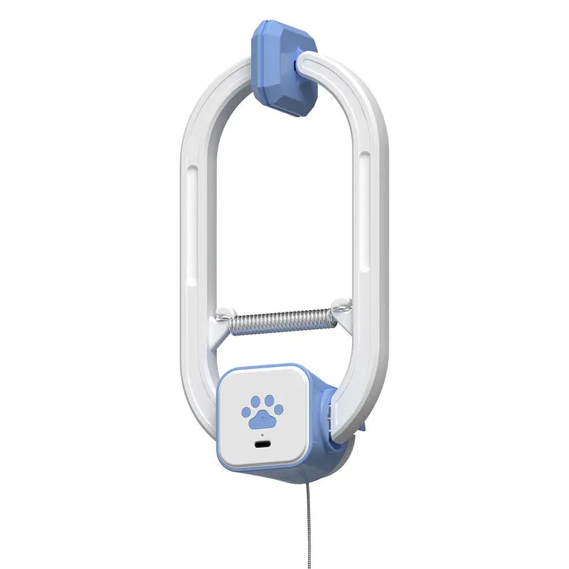 Rechargeable automatic cat teaser wand with 2 modes—random bouncing and 360° rotation—to keep your cat active and engaged.